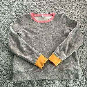 J. Crew Sweatshirt with Colorful Details